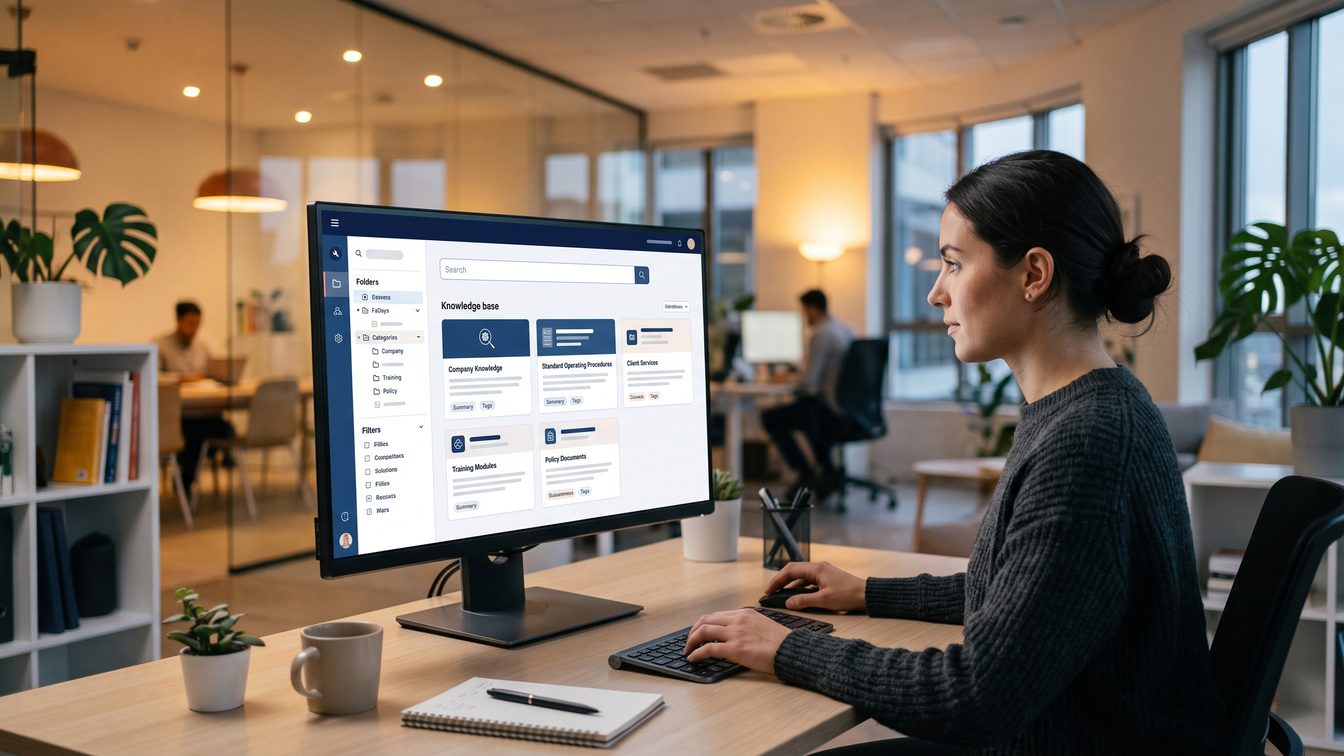 How to Build an AI Knowledge Base That Makes Your Service Business Sellable