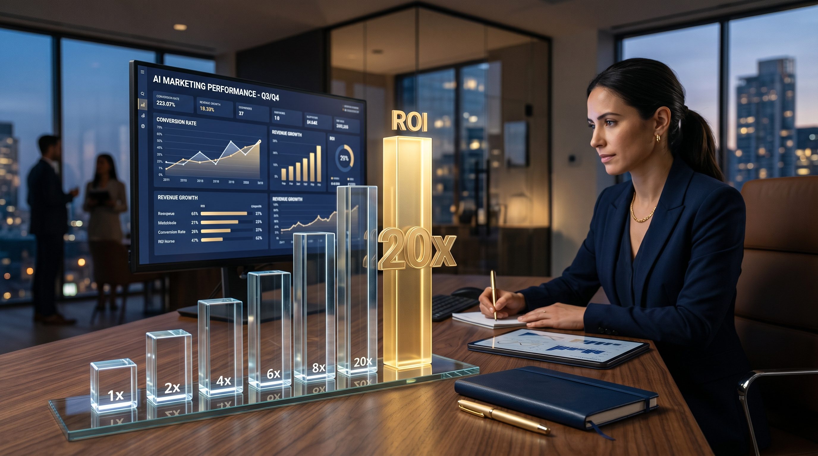 AI Marketing ROI: 20x More Likely to Report Revenue Gains