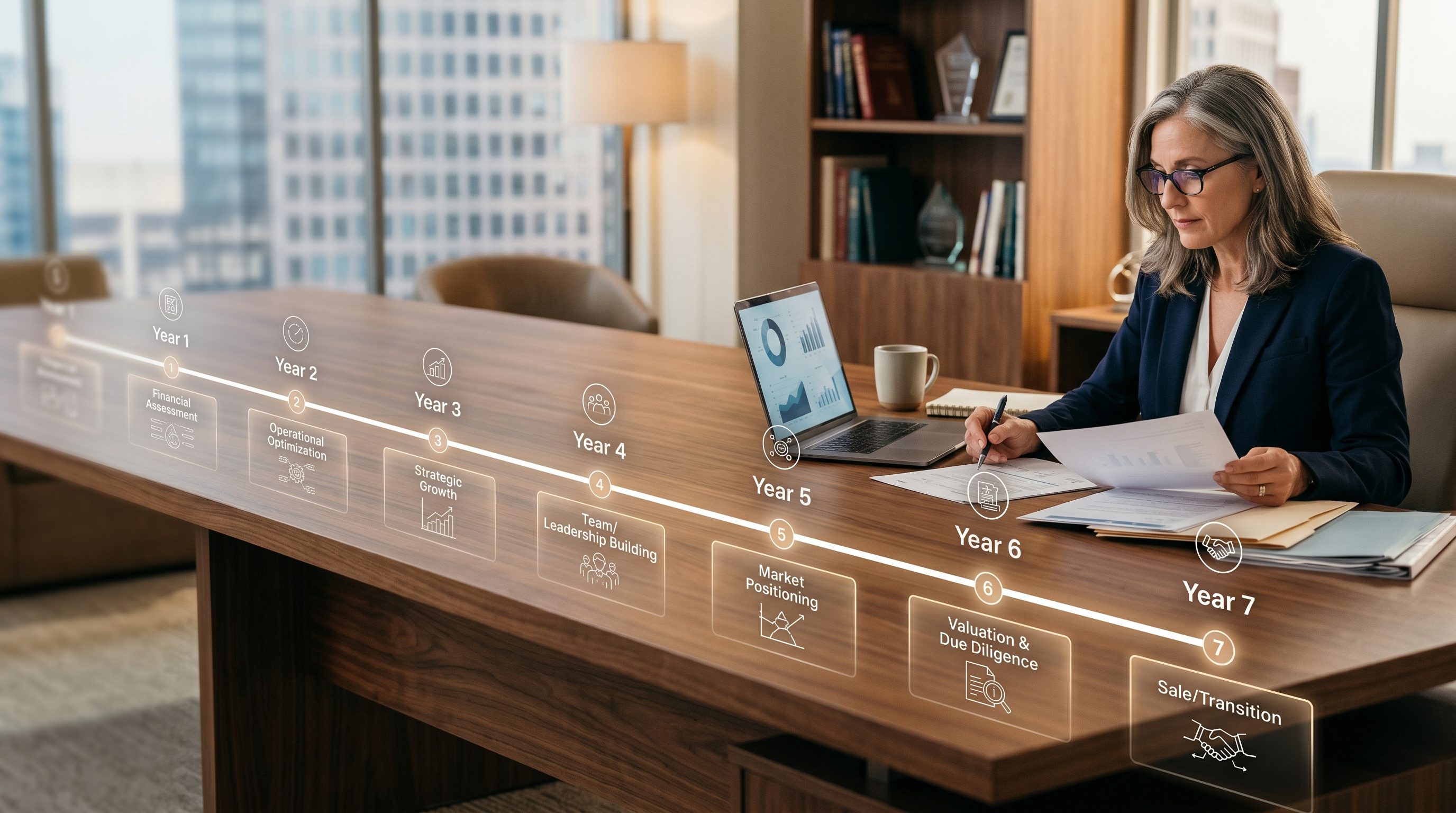 The Build-to-Sell Prep Timeline: Year-by-Year Exit Readiness for Owner-Operators