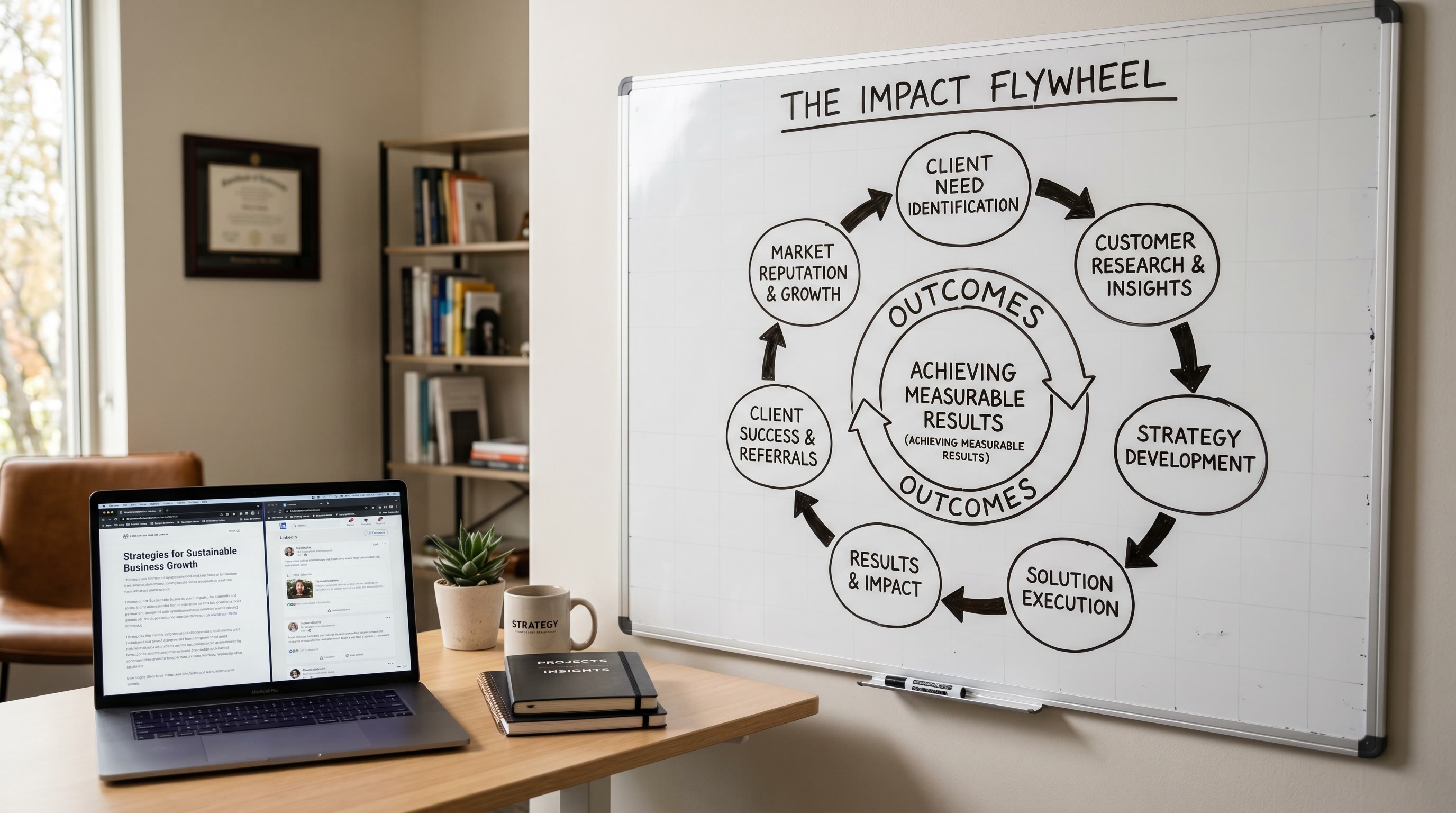 The Consultant’s AI Content Flywheel: How to Turn One Client Win Into 12 Months of Inbound