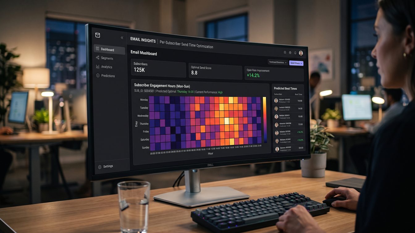 Klaviyo's Predictive Send-Time AI Is Lifting DTC Email Revenue 11-19%: Here's the Setup