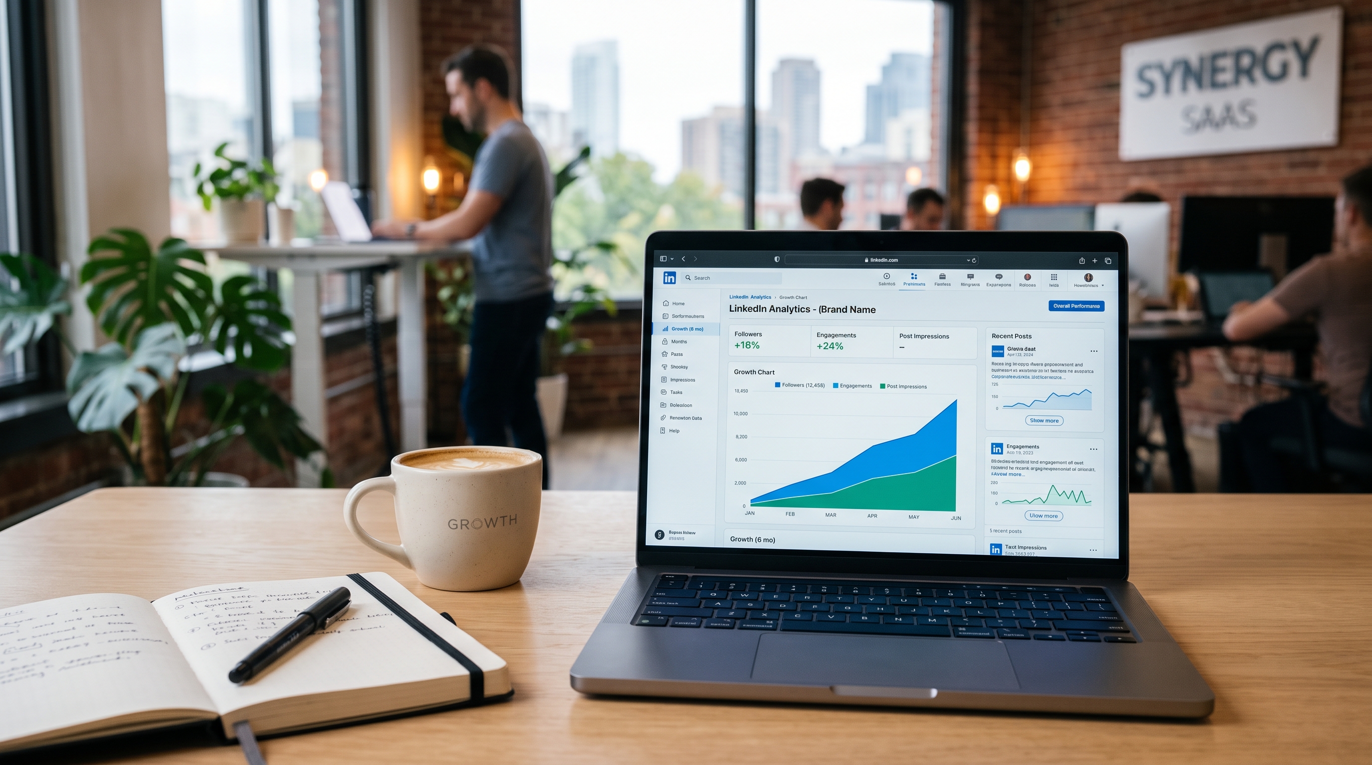 LinkedIn Depth Score for B2B SaaS Founders: The 90-Day Content System That Compounds