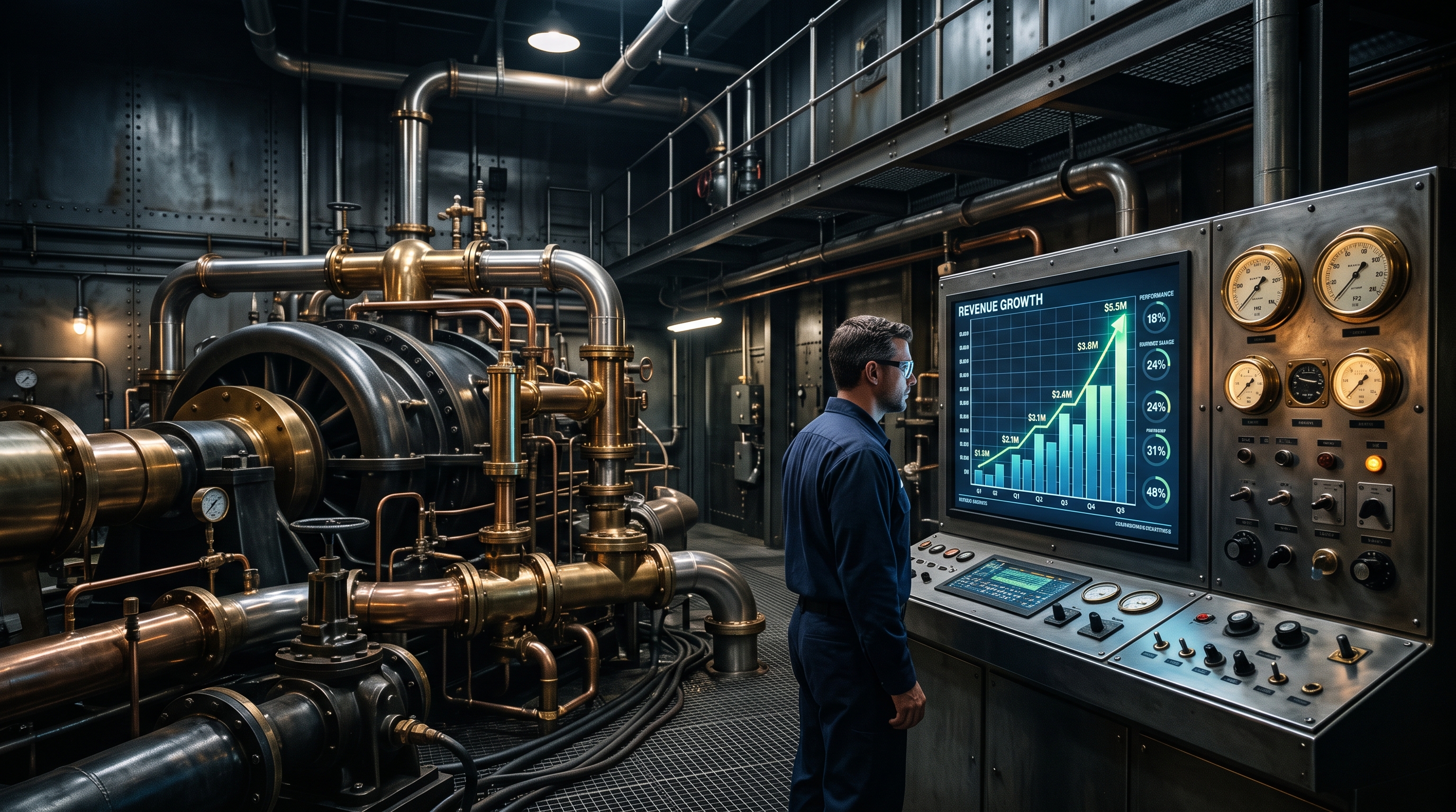 The Owner's Exit Engine Applied: How AI Marketing Systems Compound Business Value Toward Acquirability