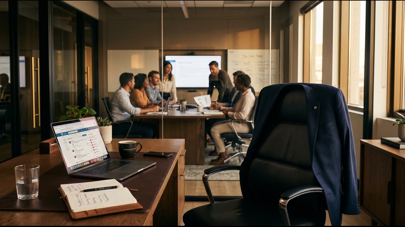 The Owner's Exit Engine and the Algorithm: Why Your Marketing System Must Run Without You Before LinkedIn's AI Cares About Your Posts