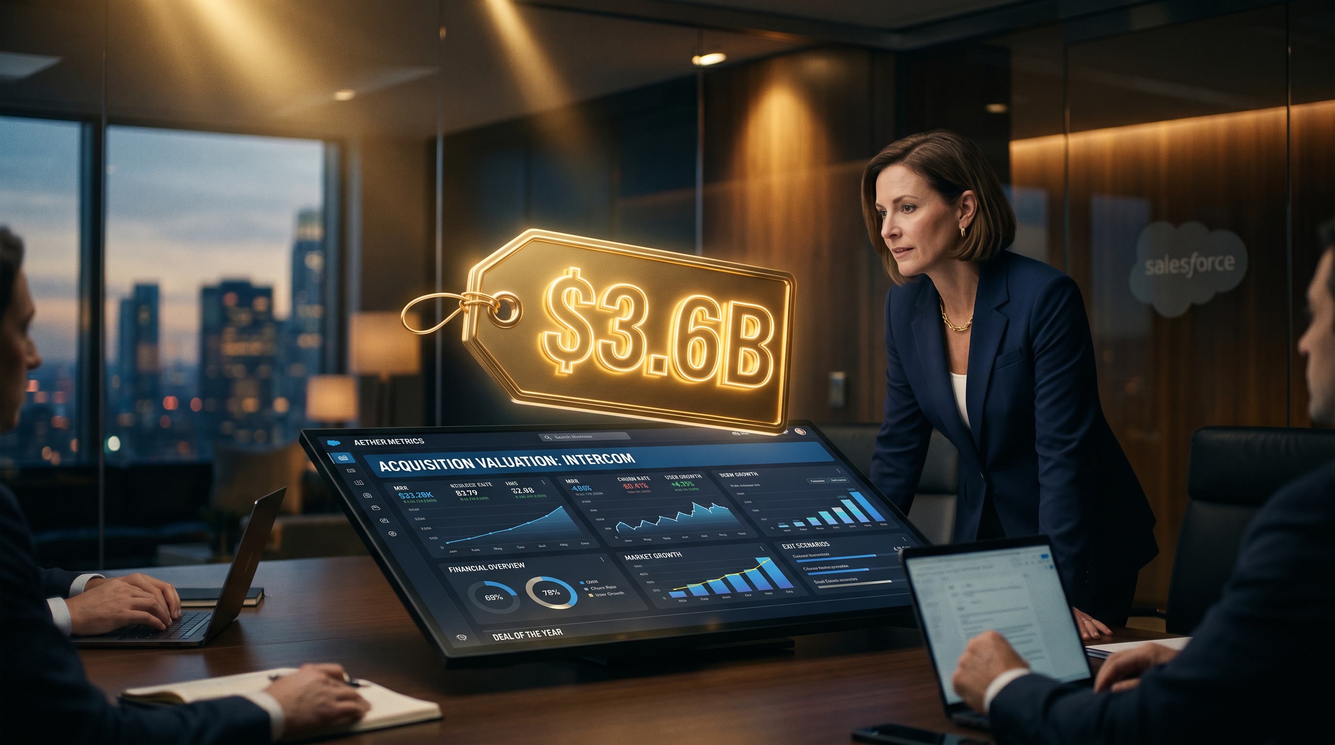 Salesforce Paid $3.6B for Fin. What That Says About Your SaaS Exit Number.